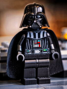 LEGO Star Wars Film Jedi Figure, Anakin Skywalker Mini Figure, Darth Vader, Lucasfilm Movie Character, LEGO Movie Set, Film-Themed LEGO, London, UK