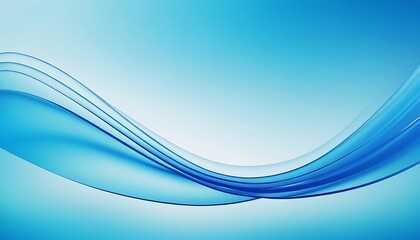 Fototapeta premium Abstract soft blue wave background. 3d blue background with blue lines curved wavy sparkle with copy space for text. Three-dimensional wave and blue background.curve, 23
