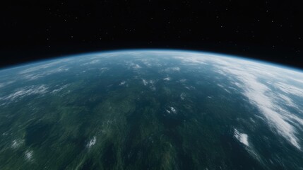 Obraz premium Earth from Space, a Detailed View