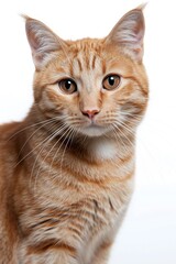 Ginger cat mammal animal pet.