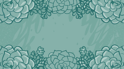 Floral background with free space for text