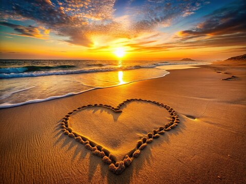 Footprints in the Sand, Couple, Romantic, Beach, Nature