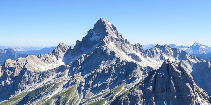 Majestic Heimgarten Peak, Bavarian Alps, Panoramic View