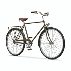 Fototapeta premium Vintage Style Men's City Bicycle Classic Green Design