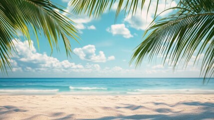 Beautiful summer background sky landscape tropical.