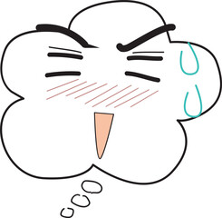 황당한 얼굴표정