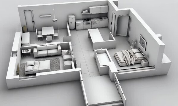 Modern Apartment Floorplan