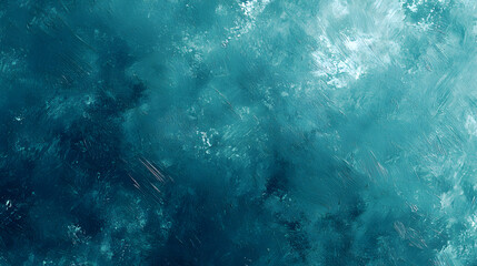 Obraz premium Abstract Ocean Textures: A captivating abstract representation of ocean water, featuring diverse shades of deep blue and turquoise in a detailed, artistic rendering, the play of light and shadow.
