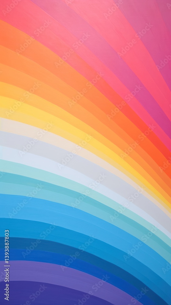 Poster minimal space rainbow pattern backgrounds creativity.