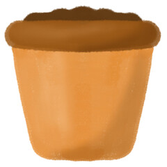 Rustic Clay Pot Digital Painting