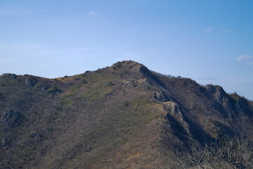 Gajisan peak and surrounding rocky ridges