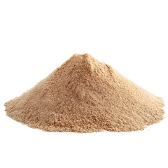 Pile of Sand, Construction Material, Isolated on White Transparent Background