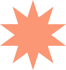 Bling Star Abstract Geometric Shapes Decoration