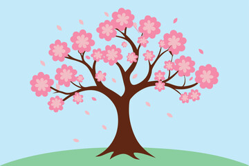Obraz premium cherry blossom tree