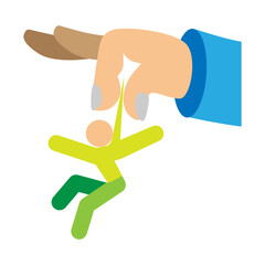 Throw Vector Flat Icon Design