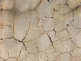 Cracked Concrete Surface Texture, Bangkok