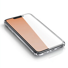 mobile phone isolated on white