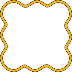 Lined Colorful Postage stamp Silhouette Abstract Geometric