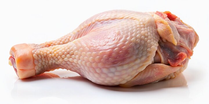 Raw Chicken Neck, Close-up, High-Resolution Stock Photo, Poultry Meat