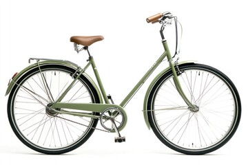 Obraz premium Bicycle green bike transportation.