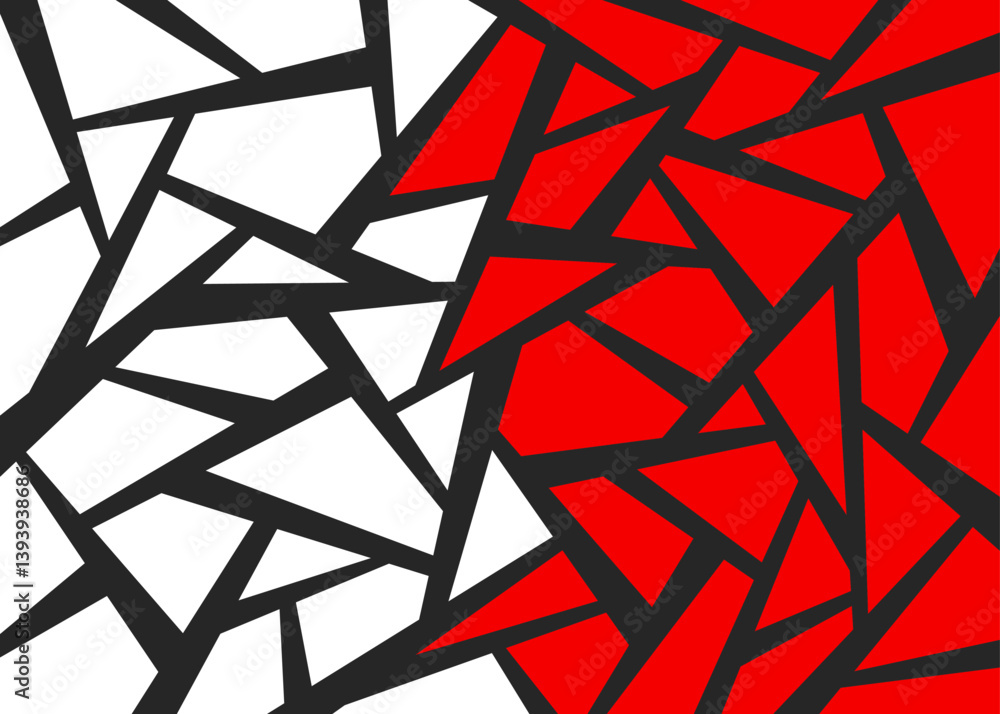 Poster abstract background with geometric lines pattern