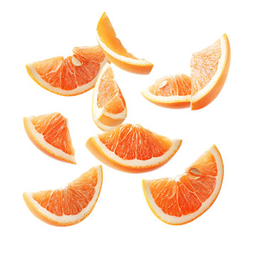Charichuelo Fruit with half slices falling or floating png