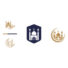 Islamic Vector Logo in Adaptable Modular Style