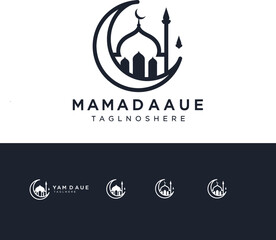 Branding Toolkit Featuring Mosque and Crescent