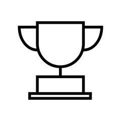 trophy icon symbol vector