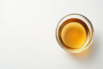 Apple cider vinegar isolated on white background