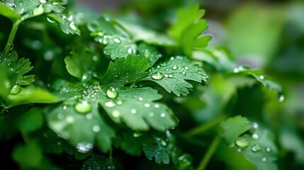 fresh parsley leaves