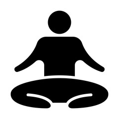 People Sitting Solid Icon