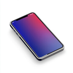 smart phone with blank screen