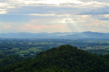 Beautiful view, Beautiful nature at Phrae north Thailand