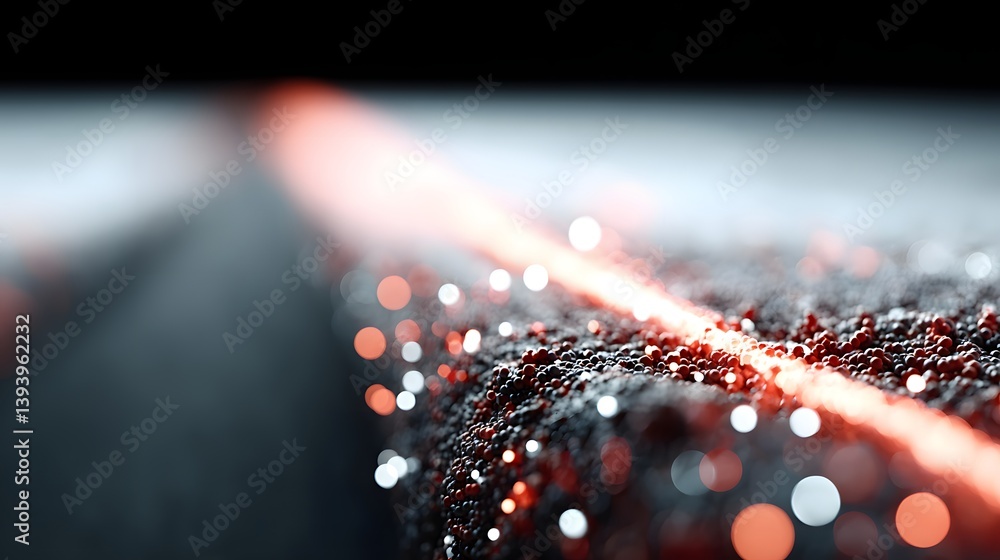 Poster a conceptual visualization of a large language model optimizing deep learning algorithms, abstract n