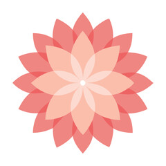 Abstract Floral Mandala Vector Illustration