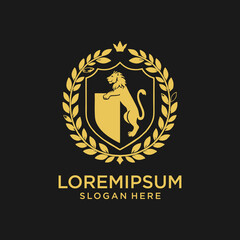 abstract golden symbol