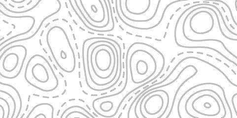 Modern Abstract Illustration Showcasing Continuous Topographic Contour Lines in a Seamless Grid Layout, Evoking the Texture of Mountain Relief and Elevation Changes in a Stylized Geographical Map Form