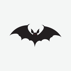 High Quality Bat Vector Silhouette Perfect for Halloween and Gothic Designs