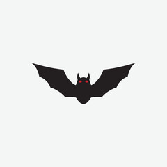 High Quality Bat Vector Silhouette Perfect for Halloween and Gothic Designs
