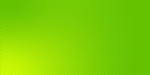 Dots halftone green color pattern gradient texture with technology digital background. Dots pop art comics with nature style graphic design