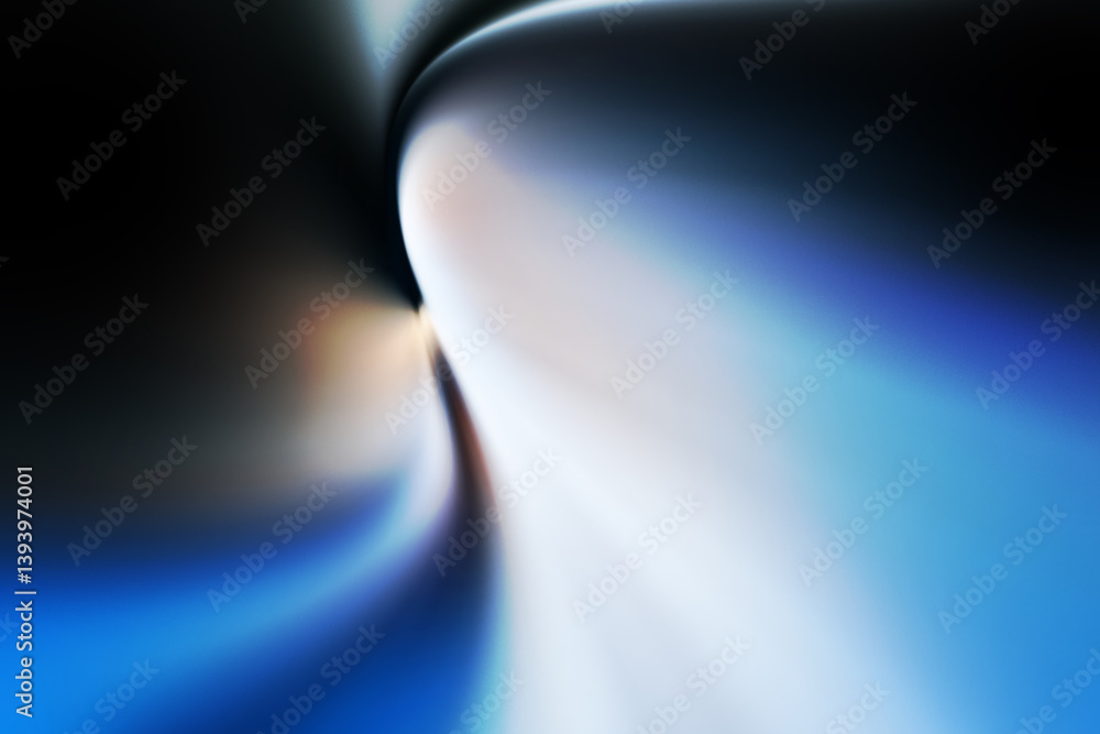 Poster modren bright abstract wave blue black gradient background blurred colorful neon color flow trendy h