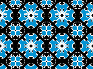 pattern batik flower damask ethnic boho ikat texture tribal geometric background