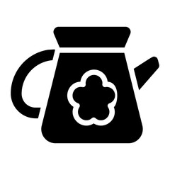 Watering pot Solid Icon