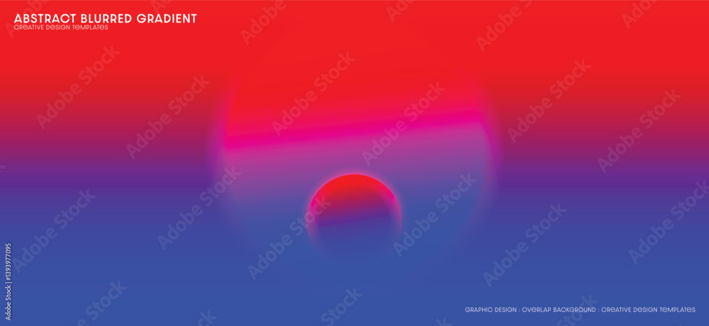 Poster modern abstract overlapping color gradients with vibrant backgrounds for banner and poster design te