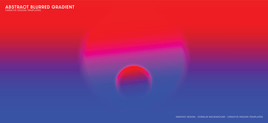 Modern abstract overlapping color gradients with vibrant backgrounds for banner and poster design templates. Vector illustration