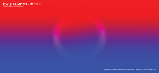 Modern abstract overlapping color gradients with vibrant backgrounds for banner and poster design templates. Vector illustration