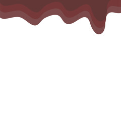 Dark Brown Melting Banner Top Page