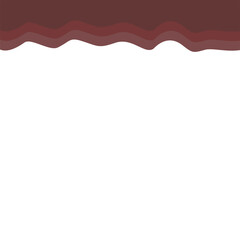 Dark Brown Melting Banner Top Page