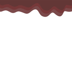 Dark Brown Melting Banner Top Page